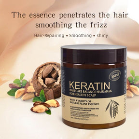 Keratin Hair Mask - Hair Straightening Cream -1000 ML 𝒦