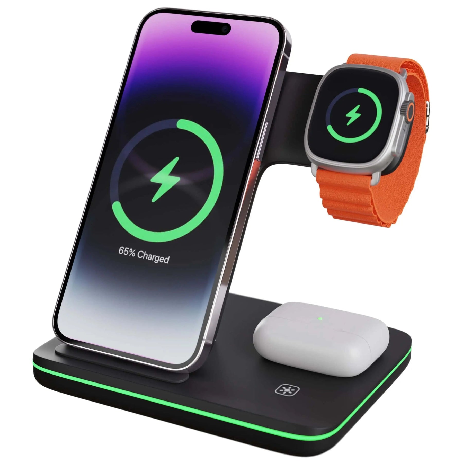 3-in-1 Wireless Charging Station 𝒦