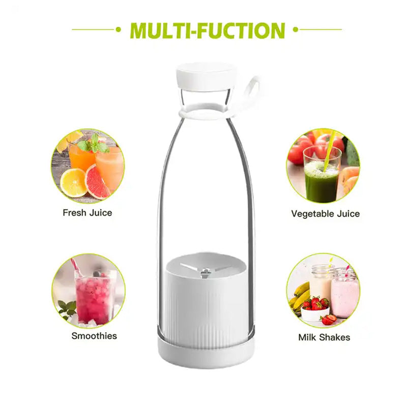 Portable Blender Juicer Bottle 𝒦