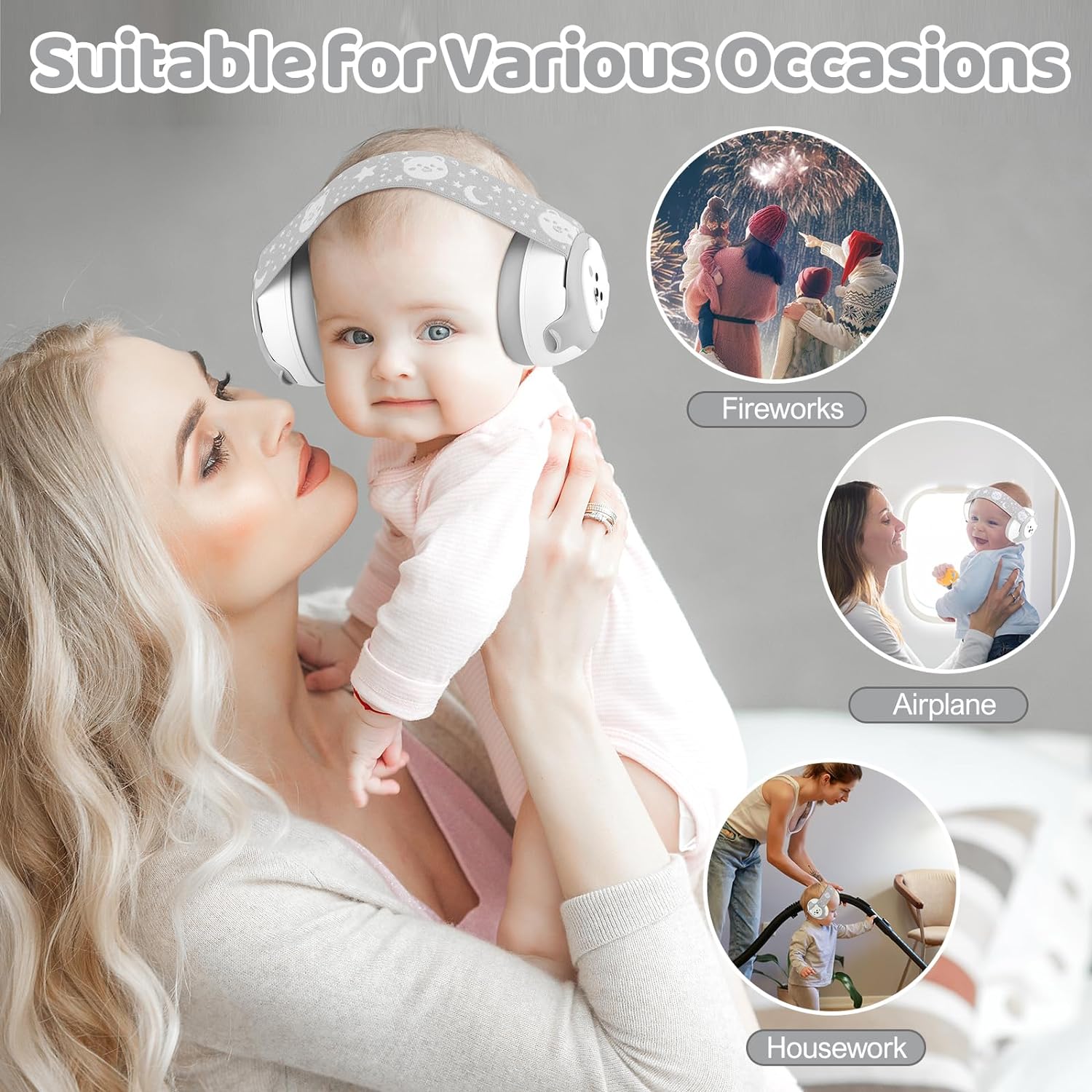 Baby Headphones-Infant Ear Protection for Babies 0-36 Months,Baby 𝒦