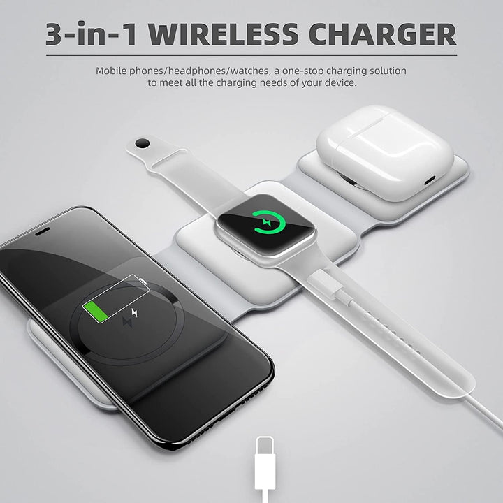 3-in-1 Wireless Charging Pad 𝒦