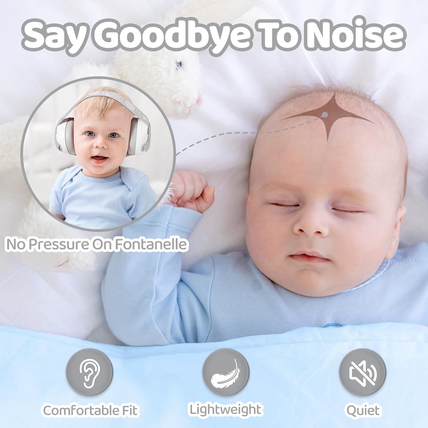 Baby Headphones-Infant Ear Protection for Babies 0-36 Months,Baby 𝒦