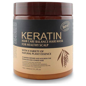 Keratin Hair Mask - Hair Straightening Cream -1000 ML 𝒦