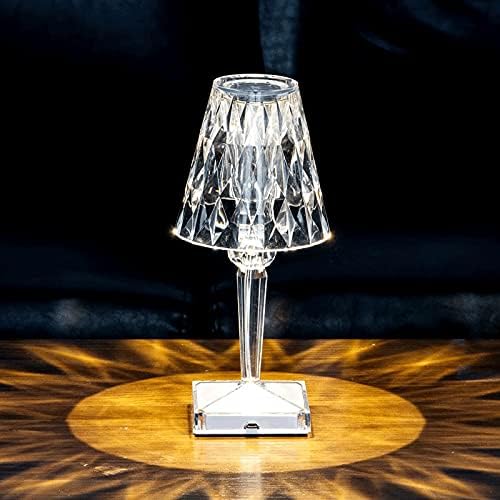 LED Diamond Crystal Projection Desk Lamp 𝒦