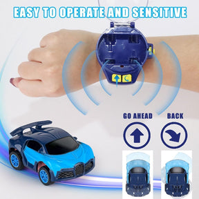 Mini Wrist Watch RC Car 2.4 GHz USB Rechargeable 𝒦