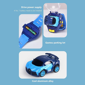 Mini Wrist Watch RC Car 2.4 GHz USB Rechargeable 𝒦