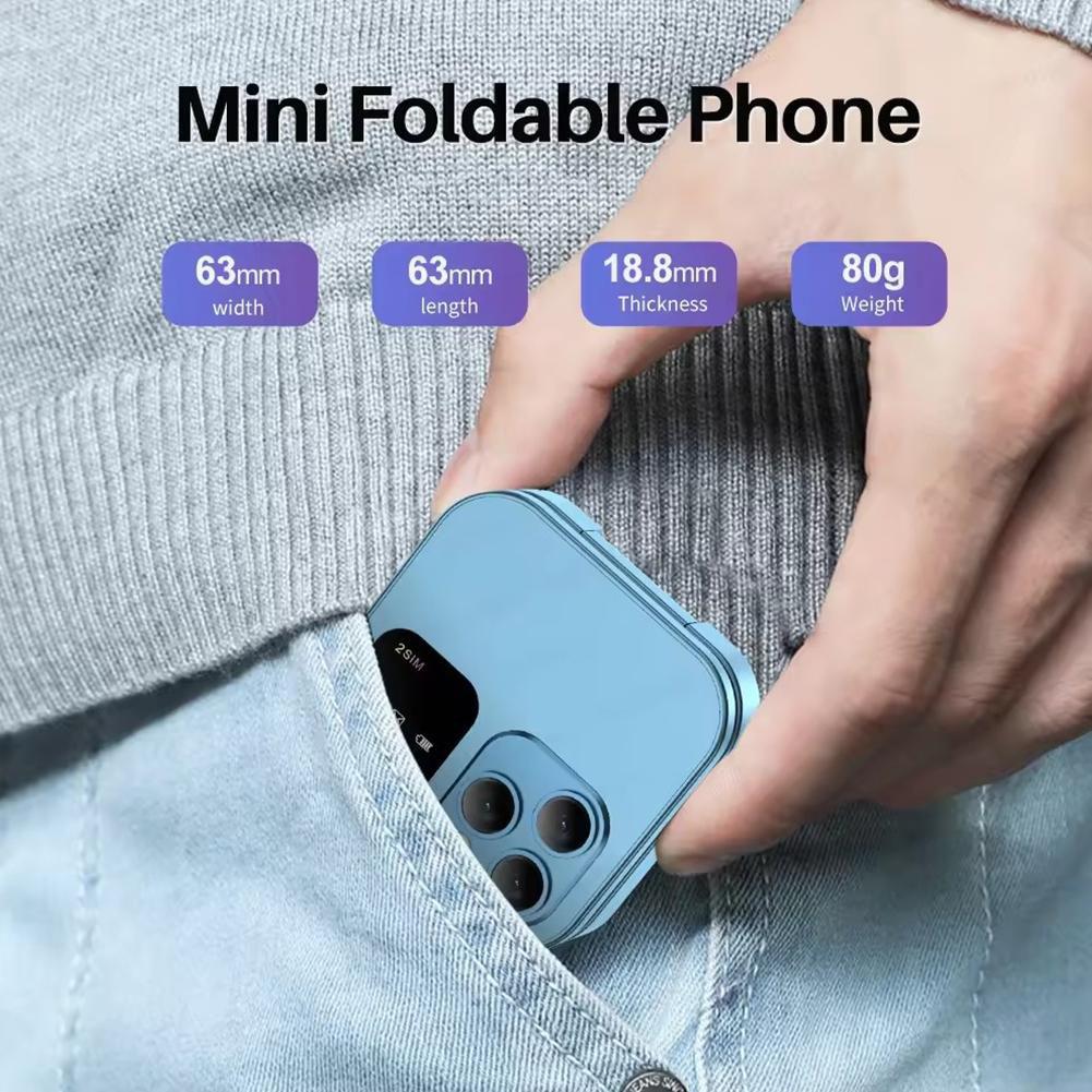 Mini Foldable Phone 𝒦