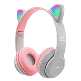 Wireless Headphones Cat Ear for Kids and Adult