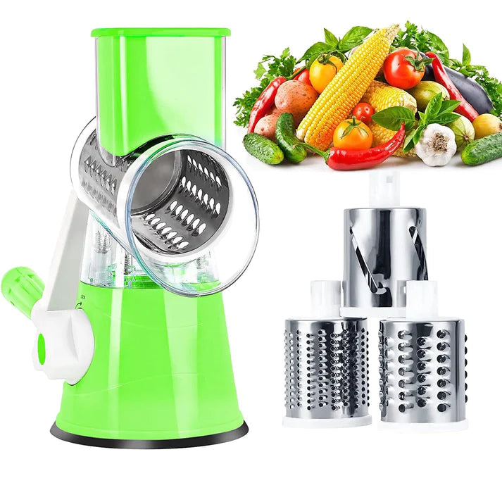 Multifunctional Roller Vegetable Cutter, 3 In 1 Vegetable Slicer And Cutter 𝒦