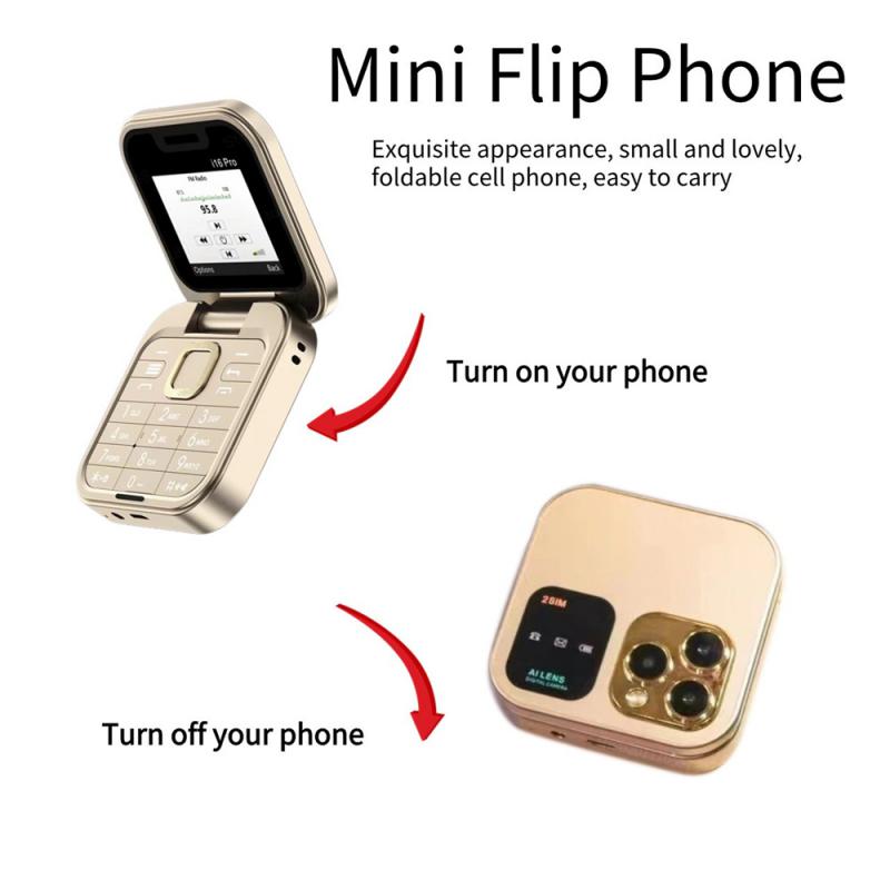 Mini Foldable Phone 𝒦