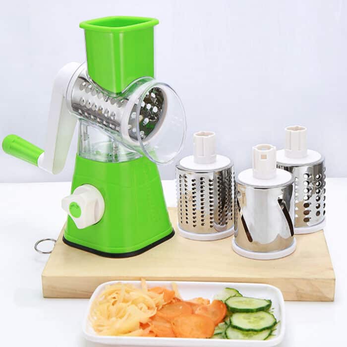 Multifunctional Roller Vegetable Cutter, 3 In 1 Vegetable Slicer And Cutter 𝒦