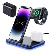 3-in-1 Wireless Charging Station 𝒦